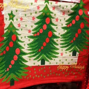 4 Christmas Tapestry Pillow Covers by American Linen